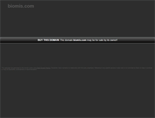 Tablet Screenshot of biomis.com